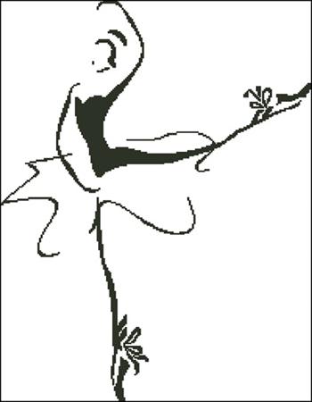 click here to view larger image of Ballerina Silhouette (chart)