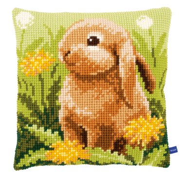 click here to view larger image of Little Hare Cushion (needlepoint)