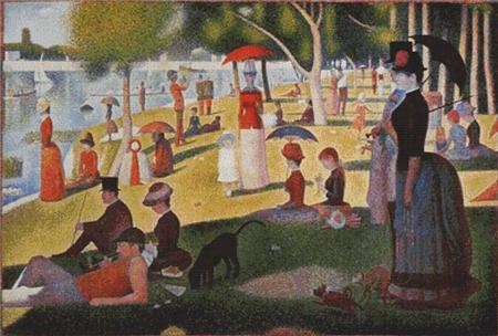 click here to view larger image of Sunday Afternoon On The Island Of La Grande Jatte  (Georges Seurat) (chart)