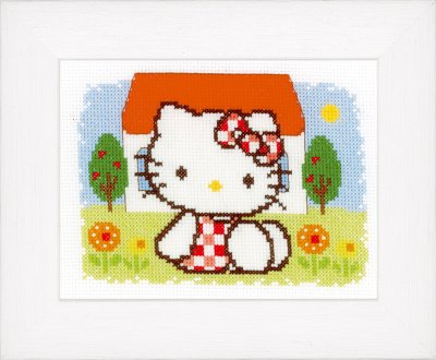 click here to view larger image of Hello Kitty Summer (counted cross stitch kit)