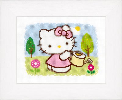 click here to view larger image of Hello Kitty Spring (counted cross stitch kit)