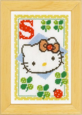 click here to view larger image of Hello Kitty - Letter S (counted cross stitch kit)