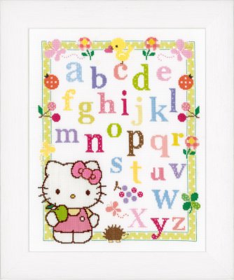 click here to view larger image of Hello Kitty Alphabet (counted cross stitch kit)