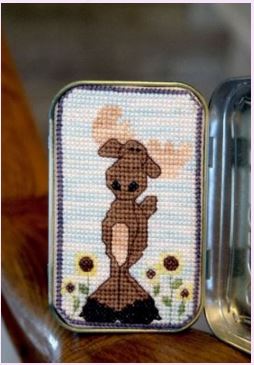 click here to view larger image of Mavis the Merry Moose (cross stitch) (chart)