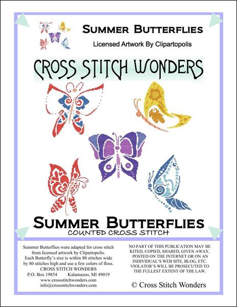 click here to view larger image of Summer Butterflies (chart)