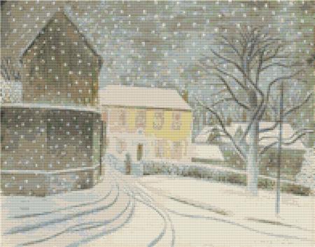 click here to view larger image of Halstead Road In Snow (Eric Ravilious) (chart)