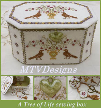 click here to view larger image of Tree of Life Sewing Box ()