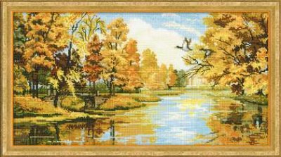click here to view larger image of Silent Autumn (counted cross stitch kit)