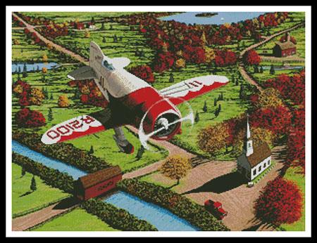 click here to view larger image of Gee Bee Over New England  (Mike Bennett) (chart)