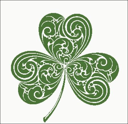 click here to view larger image of Shamrock Silhouette (chart)