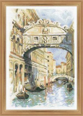 click here to view larger image of Venice - Bridge of Sighs (counted cross stitch kit)