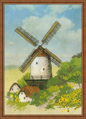 click here to view larger image of Windmill (counted cross stitch kit)