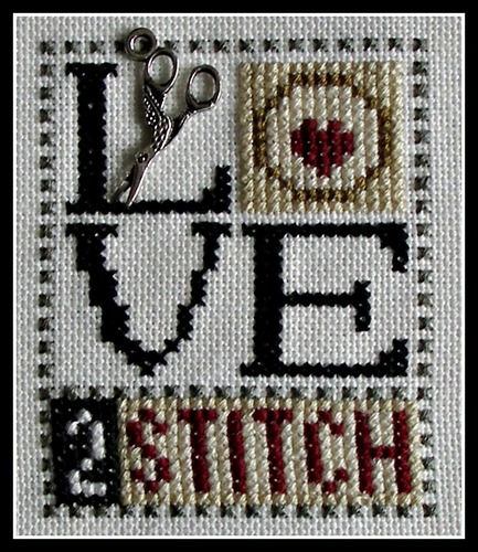 click here to view larger image of Love Bits - Love 2 Stitch (chart)
