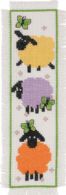 click here to view larger image of Sheep Bookmark (counted cross stitch kit)
