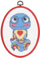 click here to view larger image of Worm - My First Kit (counted cross stitch kit)