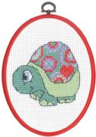 click here to view larger image of Turtle - My First Kit (counted cross stitch kit)