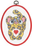 click here to view larger image of Leopard - My First Kit (counted cross stitch kit)