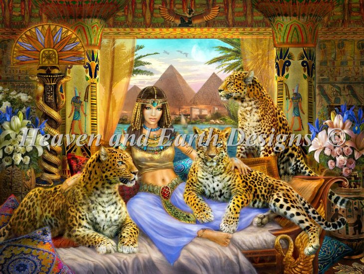 click here to view larger image of Mini Egyptian Queen of the Leopards (chart)