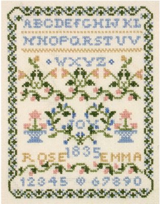 click here to view larger image of Dollhouse Sampler (counted cross stitch kit)
