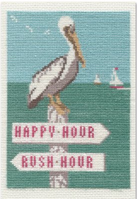 click here to view larger image of Happy Hour / Rush Hour (counted cross stitch kit)