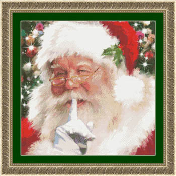 click here to view larger image of Santa Shhh ! (chart)