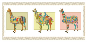 click here to view larger image of Llama Parade (chart)