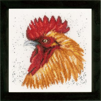 click here to view larger image of Brown Rooster (counted cross stitch kit)