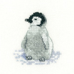 click here to view larger image of Penguin Chick - Little Friends Collection (Aida) (counted cross stitch kit)