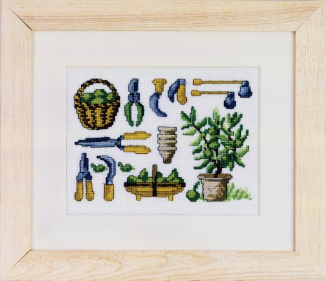 click here to view larger image of Orchard (counted cross stitch kit)