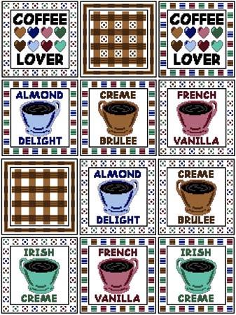 click here to view larger image of Needle Block Wonders 03 - Coffee Lover (chart)