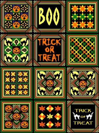 click here to view larger image of Needle Block Wonders 08 - Halloween (chart)