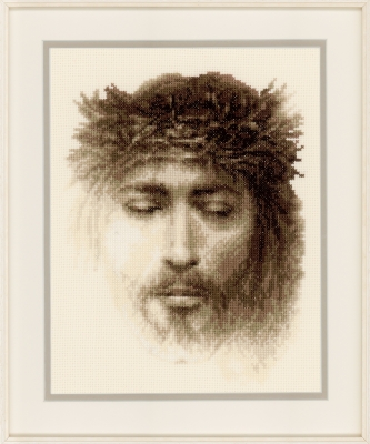 click here to view larger image of Jesus (counted cross stitch kit)