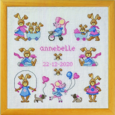 click here to view larger image of Anne Belle (counted cross stitch kit)