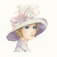 click here to view larger image of Amelia - Elegance Miniatures (Aida) (counted cross stitch kit)