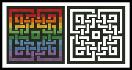 click here to view larger image of Celtic Rainbow Design (chart)