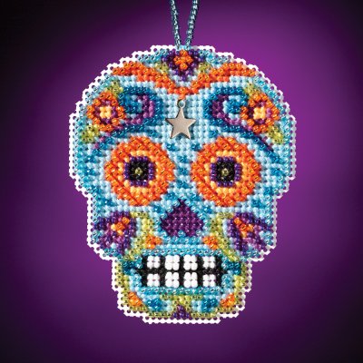 click here to view larger image of Azul - Calavera Charmed Ornament (None Selected)