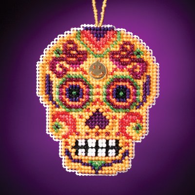 click here to view larger image of Amarillo - Calavera Charmed Ornament (None Selected)