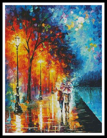 click here to view larger image of Love By The Lake - Large  (Leonid Afremov) (chart)
