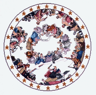 click here to view larger image of Apotheosis Of Washington (counted cross stitch kit)
