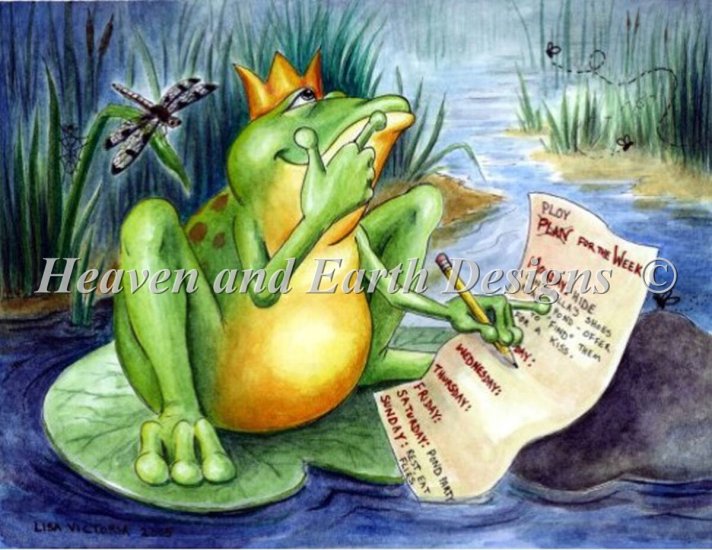 click here to view larger image of Mini The Frog Princes Plan (chart)