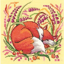 click here to view larger image of Fox - Woodland Creatures (Aida) (counted cross stitch kit)