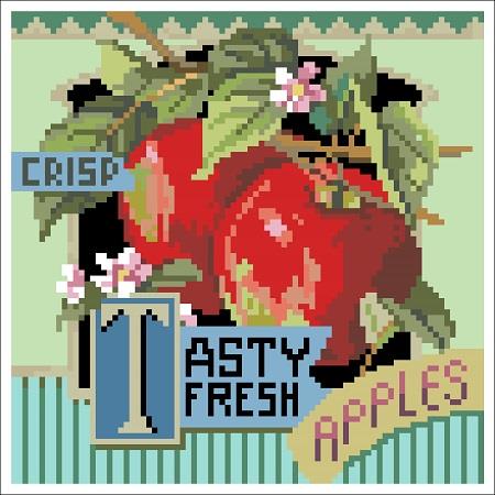 click here to view larger image of Tasty Fresh Apples (chart)