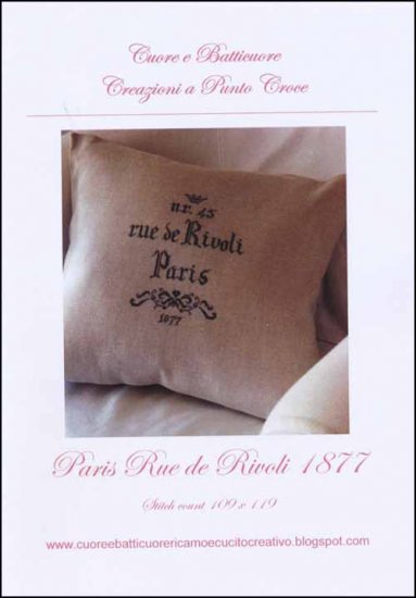 click here to view larger image of Paris Rue De Rivoli 1877 (chart)