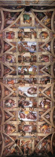 click here to view larger image of Supersized Sistine Chapel Ceiling (chart)