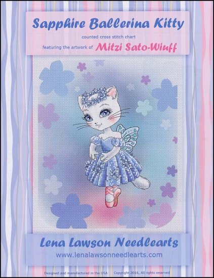 click here to view larger image of Sapphire Ballerina Kitty - (Mitzi Sato-Wiuff) (chart)