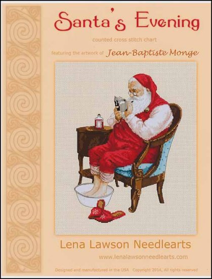 click here to view larger image of Santas Evening - (Jean-Baptiste Monge) (chart)