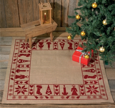 click here to view larger image of Christmas Tree Skirt (counted cross stitch kit)