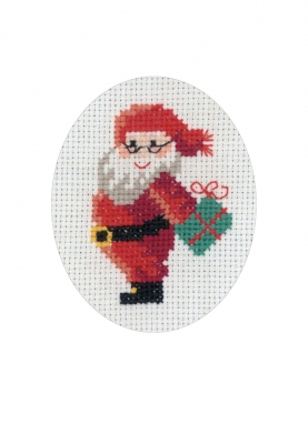 click here to view larger image of Santa Claus Card (counted cross stitch kit)
