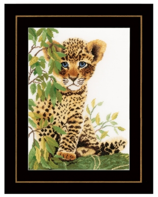 click here to view larger image of Little Leopard (counted cross stitch kit)