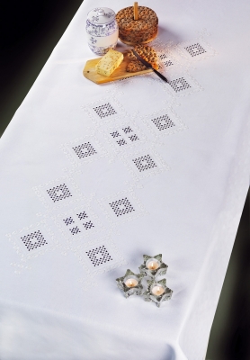 click here to view larger image of Hardanger Table Cloth (Hardanger and Cut Work)